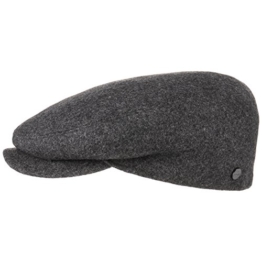 Boston Teflon Flatcap Schirmmütze Schiebermütze Sportmütze Ohrenklappen Wollmütze Lierys Schiebermütze Schirmmütze (59 cm - anthrazit) -