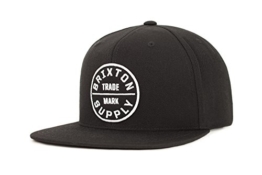 Brixton Cap OATH 3  black, One Size, BRIMCAPOAT3 -