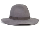 Brixton Dalila Damenhut Schlapphut aus Filz - light grey S/55-56 -