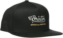 Brixton Herren Mach Snapback Cap, Black, One Size -