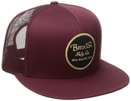 Brixton Herren Wheeler Mesh Cap, Maroon, One Size -