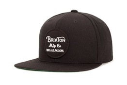 Brixton Unisex Kappe Wheeler Snapback WHEELER Snapback  black, One Size, BRIMCAPWHES -