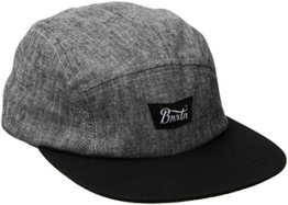 Brixton Unisex Stith 5 Panel Cap, Black, One Size -