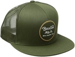 Brixton Unisex Wheeler Mesh Cap, Olive, One Size -