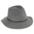 Brixton Wesley Fedora Hut - Grau - L - 60cm -