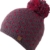 Bronxx Hat - Trendige Strick Beanie mit Bommel für Damen & Herren - handmade - 2013/14, Strickmütze mit Innen-Fleece, Bommelmütze (walnut / bright rose) -
