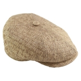Brooklin Toyo Schirmmütze Flatcap Sommercap Stetson Strohcap Schirmmütze (S/54-55 - natur) -