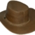 Broome - Cowboyhut aus Rindsleder mit Kinnriemen, Hellbraun, Größe XL - 