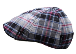 Bruno Banani Unisex Flatcap mit Karo-Muster 61 -