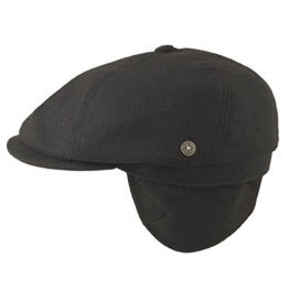 BUGATTI Flatcap Cap Ohren schwarz 61 -