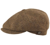 BUGATTI Flatcap Cap Tweed braun 62 -