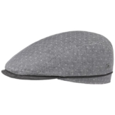 bugatti Kalesto Leinen Flatcap Schirmmütze Leinencap Sommercap Sonnencap Sommermütze Schiebermütze Leinencap Schirmmütze (60 cm - grau) -