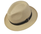 bugatti Panamahut Trilby Hut Strohhut Sommerhut bleached XL -
