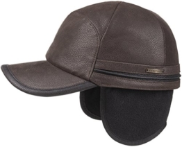 Byers Leder Basecap Stetson (L/58-59 - dunkelbraun) -