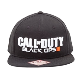 Call of Duty Black Ops 3 Snapback Cap Schriftlogo -