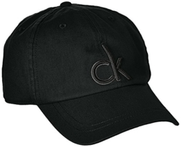 Calvin Klein Jeans Herren Baseball Cap CK, Gr. One size, Schwarz (BLACK 001) -