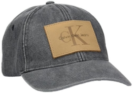 Calvin Klein Jeans Herren Baseball RE-Issue True Icon Cap, Schwarz (Black 001), One Size -