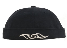 Cap COCO-Caps - ChillOuts - weisses Tribal auf dunkelblauem Cap - Bikercap -
