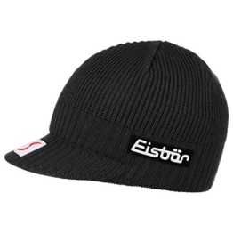Cap Skipool Strickmütze Eisbär Wintermütze Skimütze (One Size - schwarz) -