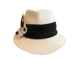 Capo Damen Trachtenhut Wollfilz 0641-35-994-1668 wollweiss -