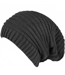 caripe Long Beanie Mütze viele Farben und Modelle - MU (298-45 - schlammgrau) -