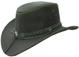 Celebrita Vollrindleder Dashing Cowboy Lederhut Braun XXL (62 cm) -