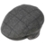 Check Flatcap mit Ohrenklappen Schirmmütze Schiebermütze Wollcap Cap Mütze Kappe bugatti Schiebermütze Schirmmütze (59 cm - anthrazit) - 