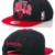 Chicago Bulls Mitchell and Ness NBA Arch 2 Tone Retro Snapback Cap Black Red - 