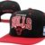 Chicago Bulls Mitchell and Ness NBA Arch 2 Tone Retro Snapback Cap Black Red - 