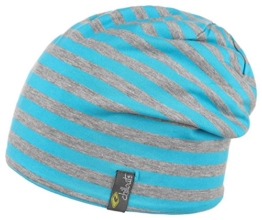 Chillouts Bogota Oversize Kids Beanie Kindermütze Baumwollbeanie Kinderbeanie Indoormütze Mütze muts voor kinderen katoenen muts (One Size - hellblau) -