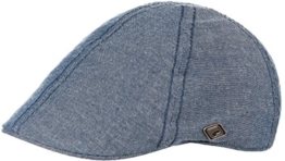 Chillouts Oxford Gatsby Schirmmütze Schnabelmütze Flatcap (One Size - denim) -