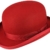 Christys' Fashion Bowler Wollfilz Melone Bowler Filzhut - red XL/60-61 -