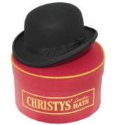 Christys London – Hut Melone – Herren Schwarz Schwarz Gr. L (59 cm), schwarz -