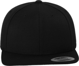 Classic Flexfit Snapback Cap in black -