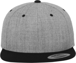 Classic Snapback 2-Tone heather grau/schwarz -