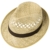 Classic Trilby Strohhut Sommerhut Sonnenhut Fedora Hut Strandhut Sonnenhut Strohhut (57 cm - natur) - 