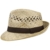 Classic Trilby Strohhut Sommerhut Sonnenhut Fedora Hut Strandhut Sonnenhut Strohhut (57 cm - natur) -