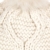 Codello Bommel-Mütze mit Zopfstrick-Muster Weiß - 