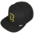 Converse C Snapback Cap Flatbrim Flat Brim Basecap Baseballcap Kappe Cap Basecap (One Size - schwarz) - 
