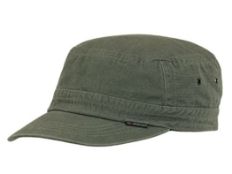 CORTEZ OLIV Armycap Kubacap Baumwolle von Göttmann UV40+ Größe 57 -