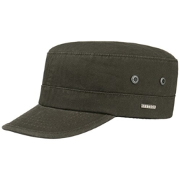 Cotton Army Cap Armycap Baumwollcap Kappe Baumwollkappe Armymütze Stetson Baumwollcap Cap (XL/60-61 - oliv) -