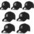 Cotton Baseball Mütze Cap Caps Gothic 3D A-Z BAD SWAG schwarz Snapback with Adjustable Strap Snap Back (H) - 