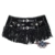 Country schwarzer Ledergürtel Dame - CELIA - Stars & Stripes Gürtel Western Wild West Line Dance (Größe XL) -