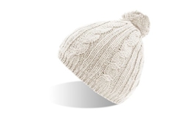 CROX - Wintermütze - Bommelmütze für Damen und Herren weiss weiß -