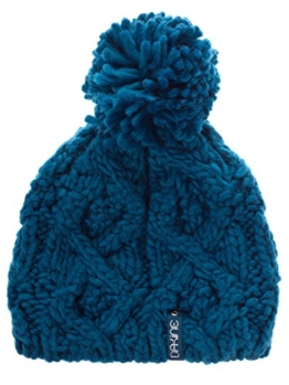 Dakine MIA Blau 8680576-2313 Strickmütze Wintermütze Mütze Beanie Bommelmütze mit Bommel -