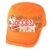 Damen Army Cap im Used Look mit Strass Soccer MOM Orange Military Kuba Kappe Mütze Schirmmütze -