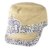 Damen Army Cap im Used Look mit Strass Fleur De Lis Zebra Beige Military Kuba Kappe Mütze Schirmmütze -