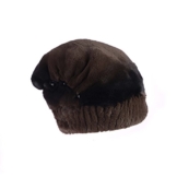 DAMEN CHINCHILLA MÜTZE PELZMÜTZE Fellmütze Oversizemütze Beanie FUCHS Wintermütze Skimütze Fox Kappe Pelzkappe Fuchsmütze -