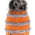 Damen Wurm Winter Style Beanie Strickmütze Mütze mit Fellbommel Bommelmütze HAT SKI Snowboard (Orange)( MFAZ Morefaz Ltd) -