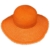 Damenhut Hanfhut Sommerhut Sonnenhut Flapper Schlapphut Mayser Hanfhut Sonnenhut (One Size - orange) - 